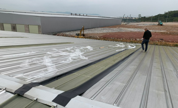 襄州厂房屋面防水维修案例